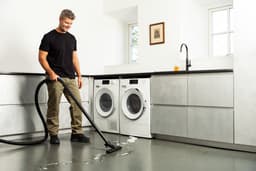 Nilfisk Multi I 16 T Nat- & Droogzuiger 1100W - 16L Bouwstofzuiger met Stopcontact voor Elektrisch Gereedschap - Waterzuiger met Blaasfunctie — thumbnail 3