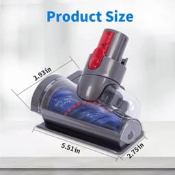 Stofzuigermondstuk - Zuigmond - Mini-turbo-borstel geschikt voor Dyson steelstofzuiger V7, V8, V10, V11, V15 - Onderdelen - Mondstuk Accessoires - voor bank, stoel, verwijdert bacteriën en alles — thumbnail 2