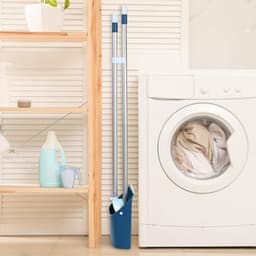 Staande stofpan en kamerset met verlengbare handgreep voor vloerreiniging in huis — thumbnail 5