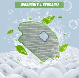 Dweil Pad - geschikt voor IRobot Roomba Combo - Microvezel Natte Reiniging Vervanging - geschikt voor Ecovacs Deebot Ozmo 930/937/960 - Wasbare Natte Dweilpads - 5 Stuks — thumbnail 5