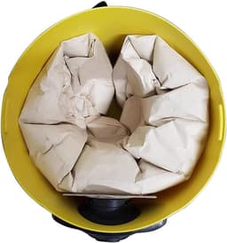 5x Stofzuigerzakken Geschikt voor Kärcher WD2 / WD3 / WD4 / WD5 / WD6 – BIO Papieren Vervangzakken 25L | Compatibel met SE 4001, SE 4002, KNT, KWD Serie | Duurzame 2-laags Filterzakken — thumbnail 3