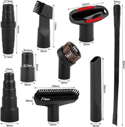 9-delige stofzuigeraccessoires universele mondstukset voor 32 mm en 35 mm — thumbnail 3