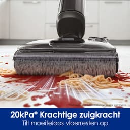 Tineco i6 Stretch Plus - Nat en droog stofzuiger en dweil - 180° Lay-Flat - 20.000Pa Zuigkracht - 85°C Warme lucht drogen - 40 minuten accu - Double-Sided schoonmaak methode - Anti-Tangle Stofzuiger voor dieren haren — thumbnail 5