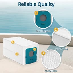 Geschikt voor VCA-ADB953 stofzakken, 10-pack vervangingsstofzakken, geschikt voor Samsung VCA-ADB95, VS20A95923B/AA, VS20A95923N/AA, VS20A 959233 W/AA — thumbnail 3