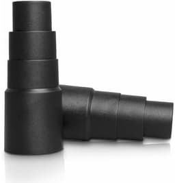 Stofzuigeradapters voor stofzuigerslang - 4 lagen - zwart - slangadapter voor stofzuiger - slangverloopstuk, geschikt voor Bosch, Makita, Kärcher en de meeste merken - 2 stuks — thumbnail 1