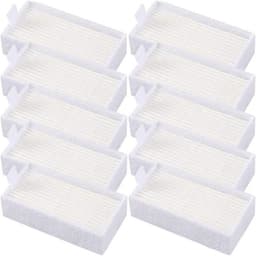 10 stuks HEPA vervangingsfilter voor robotstofzuiger - V3 V5 V5s compatibel - Hoge Kwaliteit - Stofzuigeraccessoires — thumbnail 1
