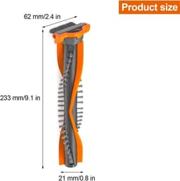Vervangende borstelkoppen voor robotstofzuigers - Reinigingsborstels - Vervangende borstelkoppen voor stofzuigers - Stofzuigeraccessoires - Hoofdborstel voor robotstofzuigers - Geschikt voor Philips CP0667 Stofzuigerrobot,Speedpro Max 360° Fc6 XC7/8 — thumbnail 4