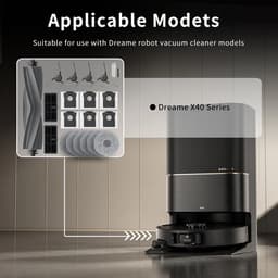 20-delige Accessoirekit voor Dreame X40 Ultra/X40 Master/L40 Ultra Stofzuigers: Hoofdborstel, 4 Zijborstels, 2 HEPA Filters, 6 Doeken, 6 Stofzakken — thumbnail 2