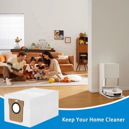 12 stuks stofzakken, gescht voor Xiaomi X10+, X20+, X10/X20 Plus, stofzakken, accessoires, compatibel met Dreame L10s Pro Ultra Heat, L20 Ultra, L10s Ultra, filterzakken voor robotstofzuiger — thumbnail 2