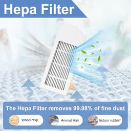 onderhoudsset robotstofzuiger - Geschikt voor ECOVACS DEEBOT N20 - N20 PLUS - N20 PRO PLUS - Vervangende onderdelen set - Stofzuiger Accessoires - met rolborstel, Zijborstels, hepa filter en Dweilpads - 13 stuks — thumbnail 4