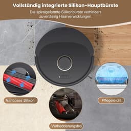 24-delig accessoireset gescht voor Roborock Q8 Max/Q5 Pro/Q5 Pro+/Q8 Max+ robotstofzuiger – 2 hoofdborstels, 6 stofzakken, 4 dweilpads, 4 HEPA-filters, 6 zijborstels, 1 reinigingsborstel, 1 schroevendraaier — thumbnail 3