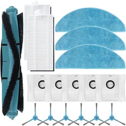 Vervangende onderdelen - geschikt voor Cecotec Conga 8290 Immortal - 7490 Immortal - Accessoireset voor Robotstofzuiger - Stofzuiger Onderdelen - stofzuigeronderdelen - stofzuigerzakken - vacuum cleaner - 17 stuks — thumbnail 1