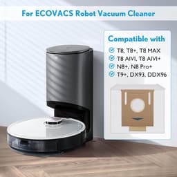 10 stuks stofzuigerzakken Geschikt voor Ecovacs Deebot N8+, N8 Pro+, Ozmo T8, T8 AIVI, T8+, T8 AIVI+, T8 MAX, T9+, DX93, DDX96 Yeedi Vac Station stofzuiger — thumbnail 2