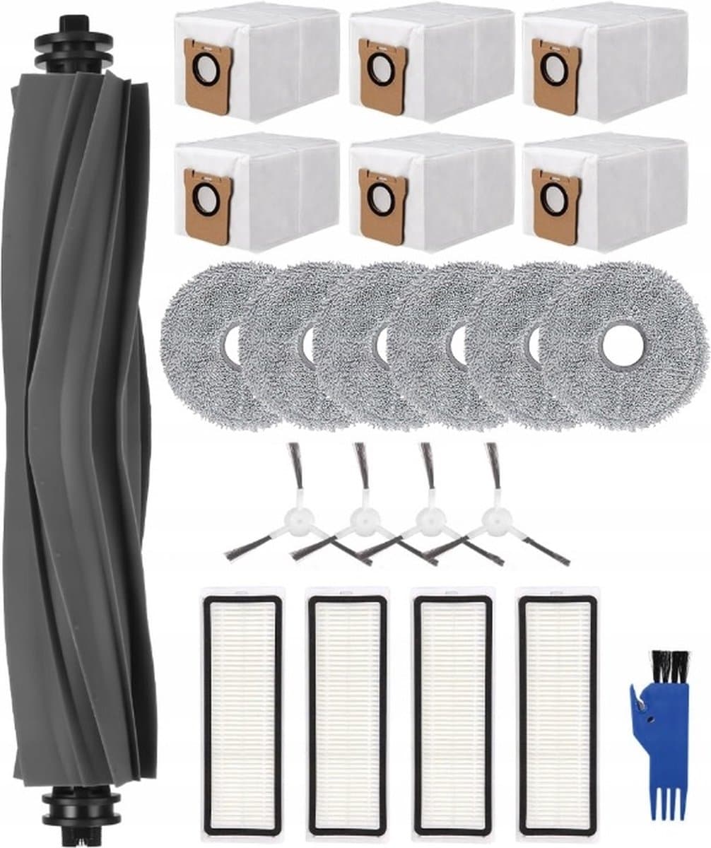 GROOT KIT met onderdelen compatibel met L10s - L10 Ultra - S10 - mop dweilen filters borstels zakken - Hoogwaardige vervanging voor: Dreame L10s - Accessoires - reserveonderdelen - 22 onderdelen - hier is alles! — afbeelding 1