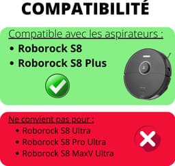 Accessoirespakket voor Roborock S8/Roborock S8 Plus - Filter/Dweil/Zijborstel/Afzuigrol — thumbnail 4
