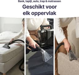 Verte Meubelreiniger - Vlekverwijderaar - Krachtige Tapijtreiniger - 4 Hulpstukken - Meubelreiniger - Bankreiniger - Stoelreiniger — thumbnail 5