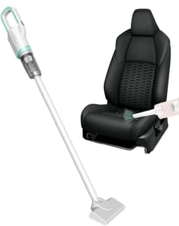 Draadloze Stofzuiger - Handstofzuiger Draagbaar - Auto en Huis Reinigen - Draadloos Opladen - 600 ml Stofbak - Groen — thumbnail 1