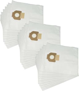 vhbw 30x stofzakken, compatibel met de Nilfisk Alto Attix 33-2L IC, Attix 33-2M PC, Attix 30-21 PC en Attix 33-01 IC stofzuigers - 49,2 cm x 37,5 cm, wit — thumbnail 2