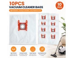 10stuks - Stofzuigerzakken - geschikt voor Bosch G ALL / BBZ41FGALL - Stofzakken geschikt voor alle Bosch stofzuigers - BBZ41FGALL/Type G - Stofzakken van non-woven materiaal