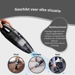 Monii Kruimeldief Snoerloos – Handstofzuiger – Kruimelzuiger – Inclusief Opzetstukken Voor Bereiken Moeilijke Plekken – Lichtgewicht — thumbnail 5