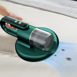 Matras Stofzuiger - Hand Stofzuiger - Allergenen Verwijderen - UV Licht Functie - 28.5 x 18.5 x 9 cm - Groen — thumbnail 2
