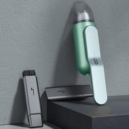 Kleine Kruimeldief - Draagbare Stofzuiger - Auto Interieur Reinigen - Draadloos Oplaadbaar - Compact Formaat - Zwart — thumbnail 3