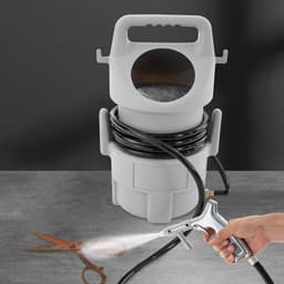Mobiele Zandstraler - Verrijdbare Zandstraler - Metaal Reinigen - Grote Capaciteit - 15 kg - Grijs — thumbnail 5