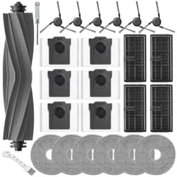 PromoHome Accessoireset voor Dreame X40 Ultra/L10s Ultra Gen 3/L40 Ultra/X40 Master/Mova P50 Pro Ultra – 24-delig met rubberen hoofdborstel, HEPA-filters, zakken, doeken en zijborstels — thumbnail 1