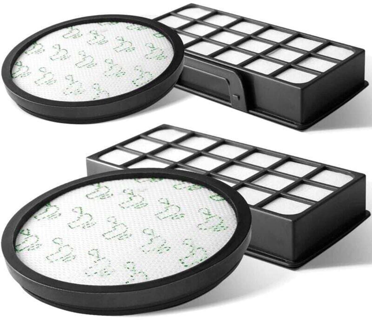 Set van twee HEPA-filters geschikt voor Rowenta Silence Force Cyclonic 4AAAA stofzuigers (modellen RO76xx, RO7681EA, RO7691EA, RO7690EA, RO7649EA, RO7647EA, RO7663EA, RO7676EA), vervangingsfilter ZR903701 H246 accessoire. — afbeelding 1