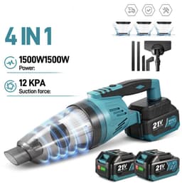 NextNovaDeals Draadloze Stofzuiger - 1500W - 12KPA - 4IN1 - Thuis En Auto - Met 3 Filters - Compatibel Met Makita 18V Batterij — thumbnail 1