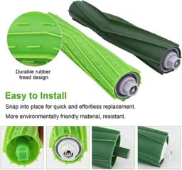 18 onderdelen geschikt voor iRobot Roomba i7 i7+ i3 i3+ i4 i4+ i5 i5+ i6 i6+ i8 i8+ E5 E6 E7 - stofzuigeronderdelen - 6 stofzuigerzakken / 5 HEPA-filter / 5 zijborstel / 2 wals — thumbnail 5