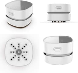 Stellar Desktop Stofzuiger - Mini Stofzuiger - Oplaadbaar via USB - 360° draaibaar - Bureau Stofzuiger - 8 x 8 x 6 cm — thumbnail 3