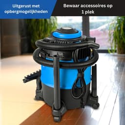 Vacmaster Nat- En Droog Stofzuiger - 23 Liter - 1200 Watt - Multifunctionele Stofzuiger Voor Thuis, Garage, Auto En Werkplaats - 2-in-1 Ook Te Gebruiken Als Bladblazer - Met Blaasfunctie - ‎Bouwstofzuiger - Waterzuiger - VQ1220PFC-03 — thumbnail 3