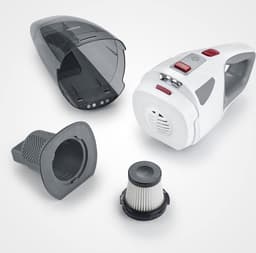 4-in-1 accu-handstofzuiger met turboborstel voor dierenharen-vloerbedekking 30-min eco 650ml capaciteit 222V 2.200 mAH/18.5V Wet & Dry-functie — thumbnail 2