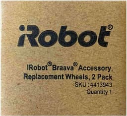 Set van Twee Originele Wielen voor de iRobot Braava 3xx-Serie Dweilrobots — thumbnail 4
