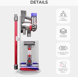 Stofzuigerhouder geschikt voor Dyson V6, V7, V8, V10, V11, V15, DC30, DC31, DC34, DC35, DC58, DC59, DC62, DC74 — thumbnail 2