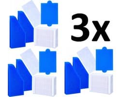 3 x FILTERSET vervanging VOOR THOMAS stofzuiger Aqua+ Multi Clean Parquet x10, Pet&Family, Anti Allergy, Allergy & Family, Mistral XS, Twin XT Perfect Air Allergy Pure, Animal Pure, model WES2146.EA 787241.787276.787203