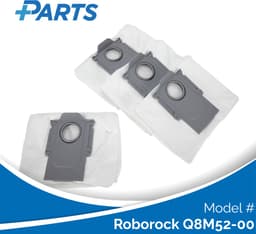 Roborock Q8M52-00 Stofzakken (4 Stuks, Plus.Parts® alternatief voor 8.02.0132) — thumbnail 1