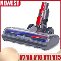 Elektrische Mop Opzetstuk Hoofd Reinigingskop Voor Directe Aandrijving Compatibel Met V7 V8 V10 V11 V15 Stofzuiger Voor Korte Stapel Tapijten En Harde Vloeren — thumbnail 1