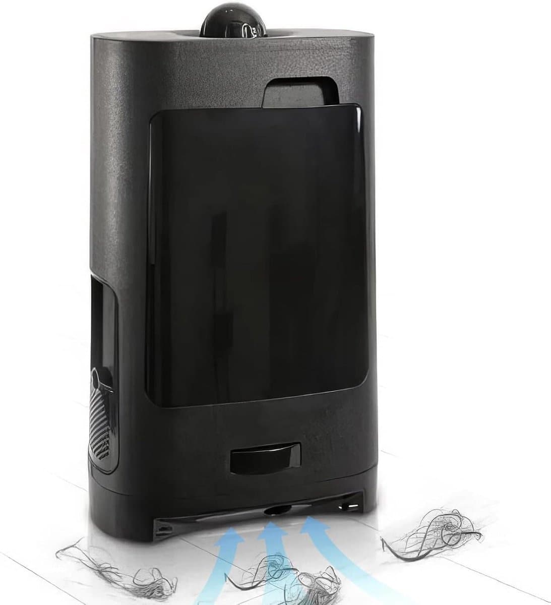 Haarstofzuiger Salons - Automatische Stofzuiger - Snel Opruimen - Touchless Bediening - 2.7L Capaciteit - Zwart — afbeelding 1
