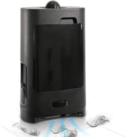 Haarstofzuiger Salons - Automatische Stofzuiger - Snel Opruimen - Touchless Bediening - 2.7L Capaciteit - Zwart — thumbnail 1