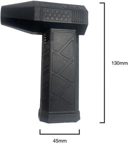 Mini Turbo Blower - Draagbare Ventilator - Efficiënt Reinigen - Borstelloze Motor - 130x45mm - Zwart — thumbnail 2
