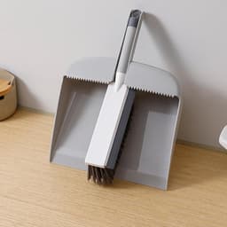 Mini Stoffer Blik - Kleine Schoonmaakset - Bureau Reinigen - Nestbaar Ontwerp - 27.5 cm Pakket - Grijs — thumbnail 5