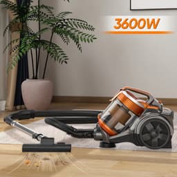 Krachtige Stofzuiger 15000 Pa Zuigkracht 3600W met Multi-Cyclonische Filtratie - Bedraad Stofzuiger voor Harde Vloeren en Tapijten - 5 Meter Snoer - Instelbare Zuigkracht — thumbnail 5