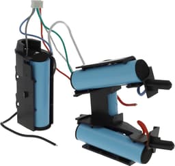 Stofzuigeraccu - Vervangende batterij - Huishouden schoonmaken - Kortsluiting beveiligd - 2000 mAh - Zwart/Blauw — thumbnail 2