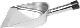 Handschep Roestvrijstaal - Stoffer en blik - Huishoudelijk schoonmaken - Ergonomisch handvat - 37 x 19 cm - Zwart — thumbnail 1