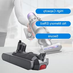 Krachtige 25.2V 3900mAh Snap-in Accu voor Dyson V11 en V15, V11 Torque Drive, V11 Absolute, V11 Fluffy - Vervangingsbatterij voor langdurig gebruik en optimale prestaties — thumbnail 5