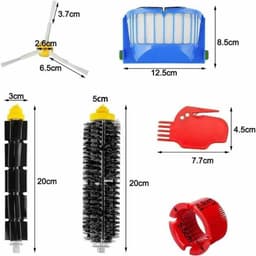 Accessoirekits Geschikt voor de iRobot Roomba 600, 671, 692, 694, 697, 698, 650, 651, 660 en 690 series, inclusief borstels, filterrollen en onderdelen. — thumbnail 2