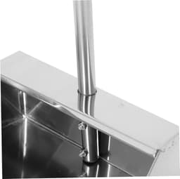Grote Stoffer - Afvalbak Handvat - Efficiënt Schoonmaken - Roestvrij Staal - 30 inch Lengte - Zilver — thumbnail 5