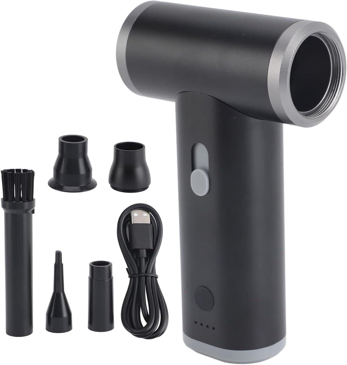 Handheld Turbine Ventilator - Draagbare Blazer - Snel Reinigen - 110.000 RPM Hoge Snelheid - Compact Lichtgewicht - Zilver — afbeelding 1